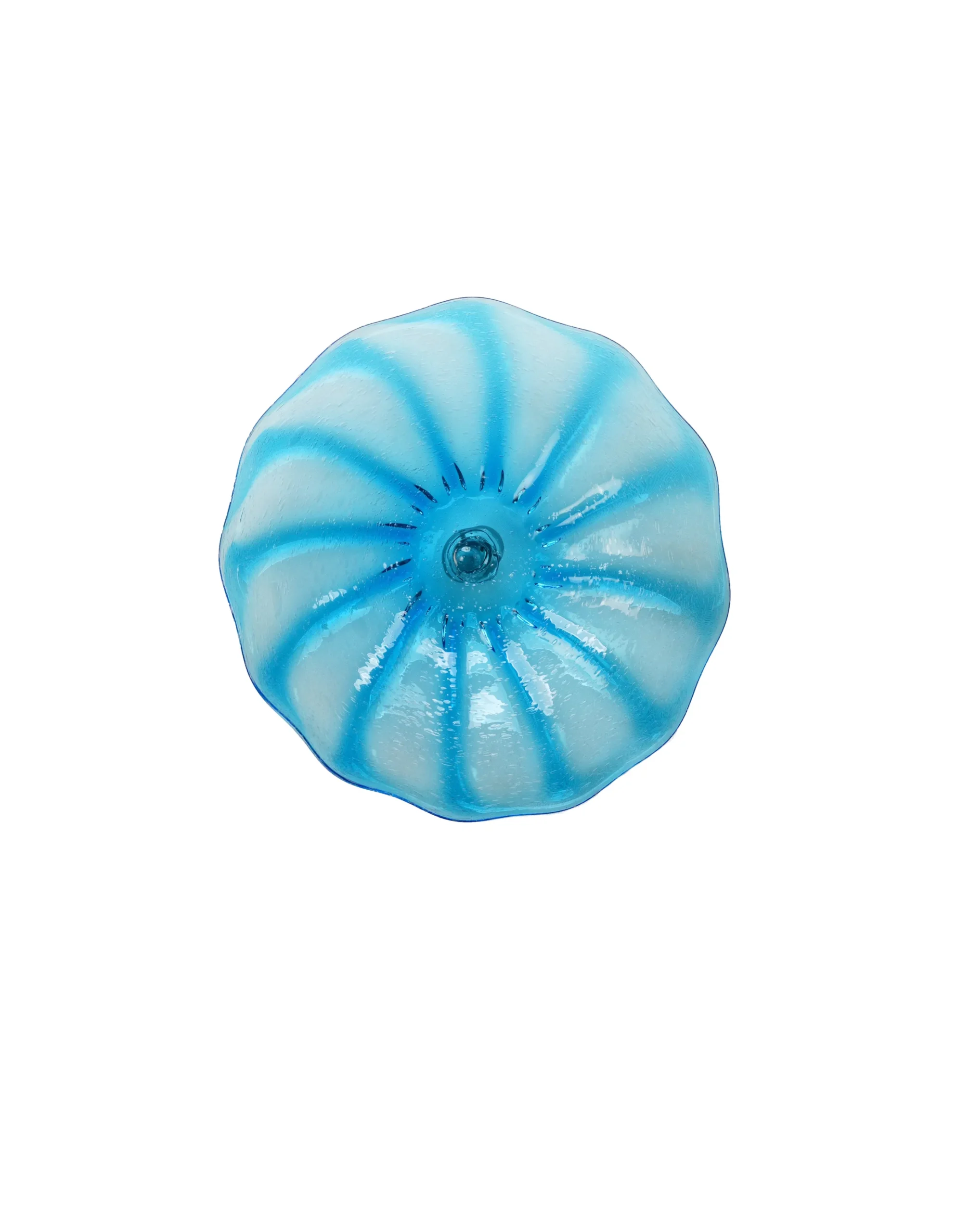 Viz Glass Aqua Bloom, Small: Bubble Blast Wall Art (Item# 6311SIR)