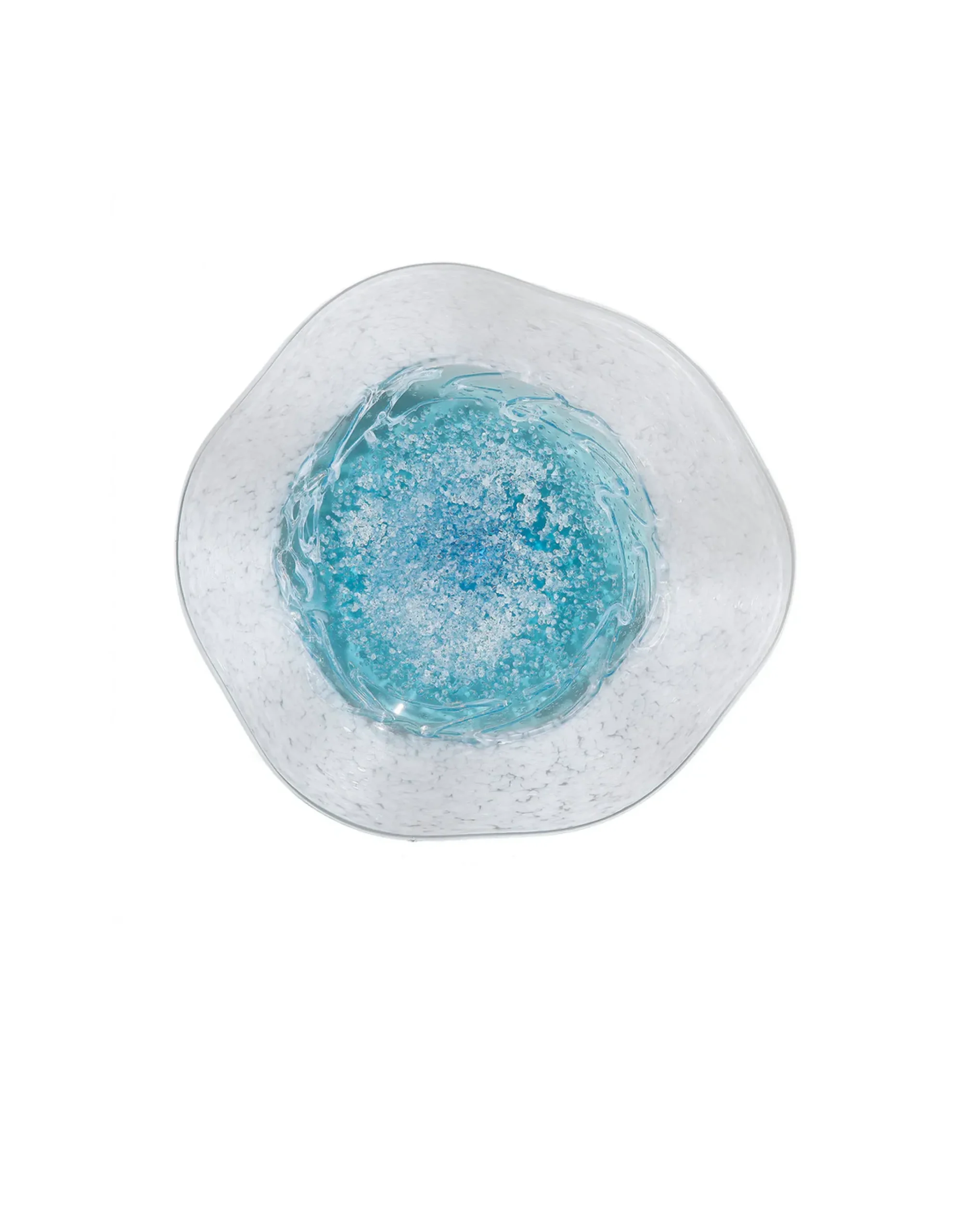 Viz Glass Aqua Frost, Large: Hard Candy Wall Art (Item #7328BIR)