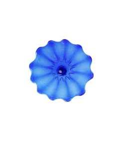 Viz Glass Azure Bloom, Small: Bubble Blast Wall Art (Item# 6314SIR)