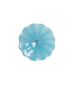 Viz Glass Azure Whirl, Small: Pinwheel Wall Art (Item 7585SIR)