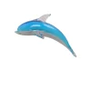 Viz Glass 7652BIR Dolphin Wall Art