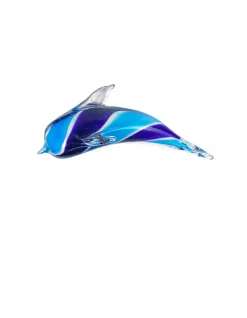 Viz Glass 7651BIR Dolphin Wall Art