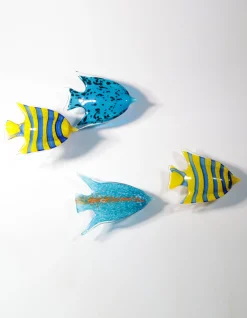 Viz Glass 7800BIR Fish Wall Art
