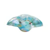 Viz Glass Blue Nova Bowl - Handblown Art Glass Bowl (Item #8032)