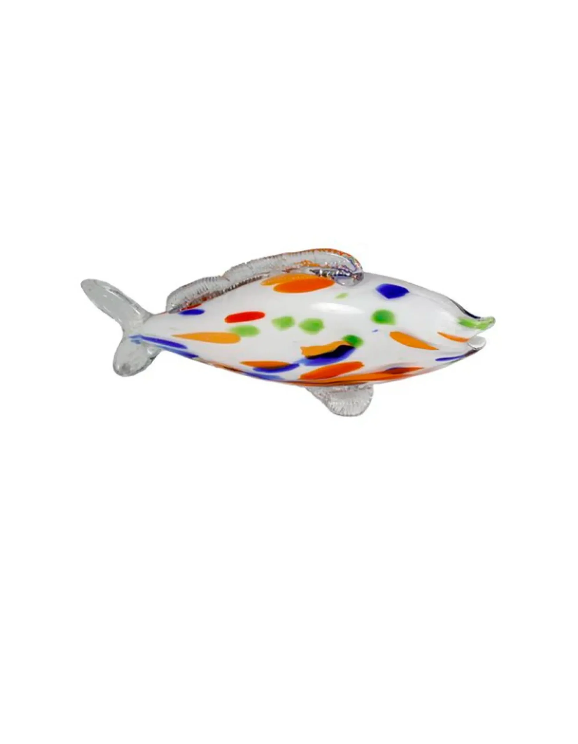 Viz Glass Carnival Reef - Handblown Art Glass Fish Sculpture (Item #7906)