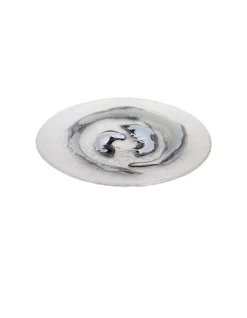 Viz Glass Celestial Swirl - Handblown Art Glass Platter (Item #8005)