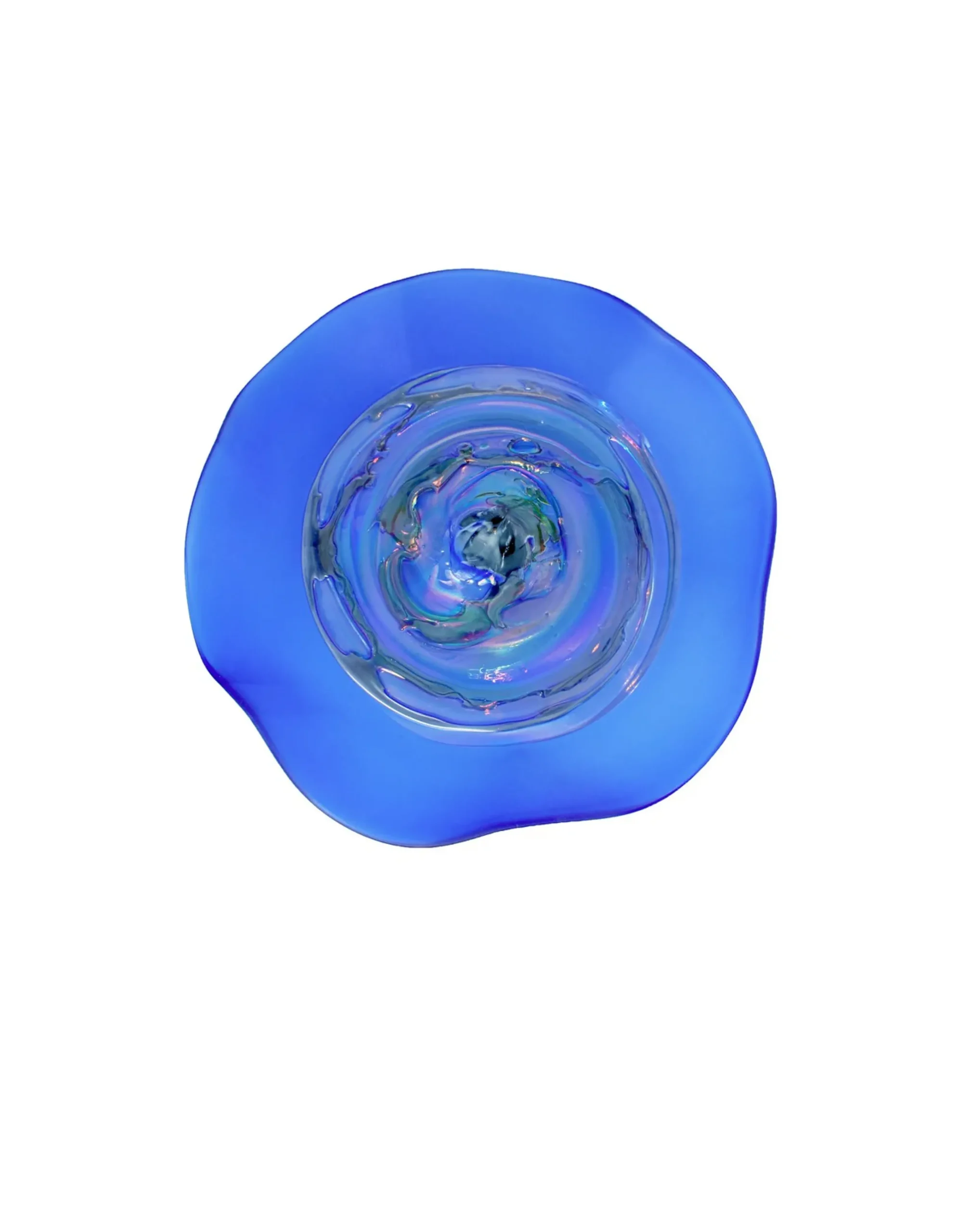 Viz Glass Celestial Tide, Medium: Nebula Wall Art (Item# 7000MIR)