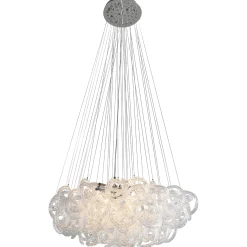 Viz Glass CH-2416-13C Large Infinity Chandelier