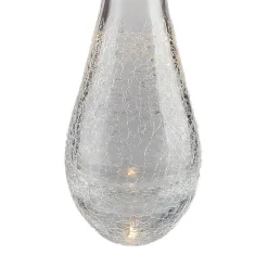 Viz Glass CH-C2L4-5L Cosmopolitan Chandelier Clear Crackled Raindrop