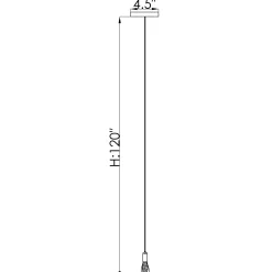 Viz Glass CH-C2L3-1R Cosmopolitan Pendant Clear Bubble Raindrop