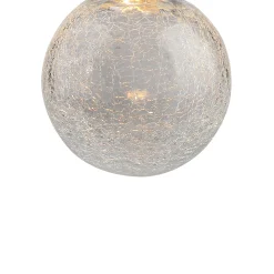Viz Glass CH-C2R4-14L Cosmopolitan Chandelier Clear Crackled Round
