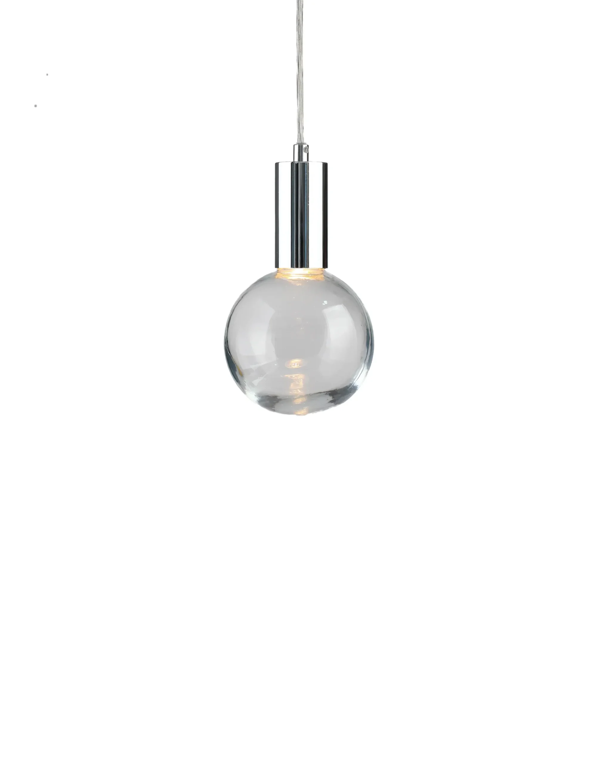 Viz Glass CH-C2R3-1R Cosmopolitan Pendant Clear Round