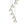Viz Glass CH-C3T2-7R Cosmopolitan Chandelier Clear Bubble Triangle