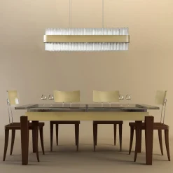 Viz Glass CH-D4-14RG Dorado Chandelier