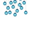 Viz Glass CH-D2SBA-14L Cosmopolitan Chandelier Aqua Snowball