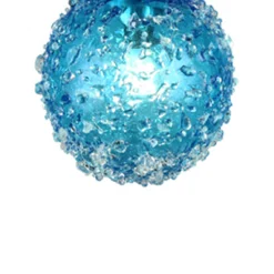 Viz Glass CH-D2SBA-14L Cosmopolitan Chandelier Aqua Snowball