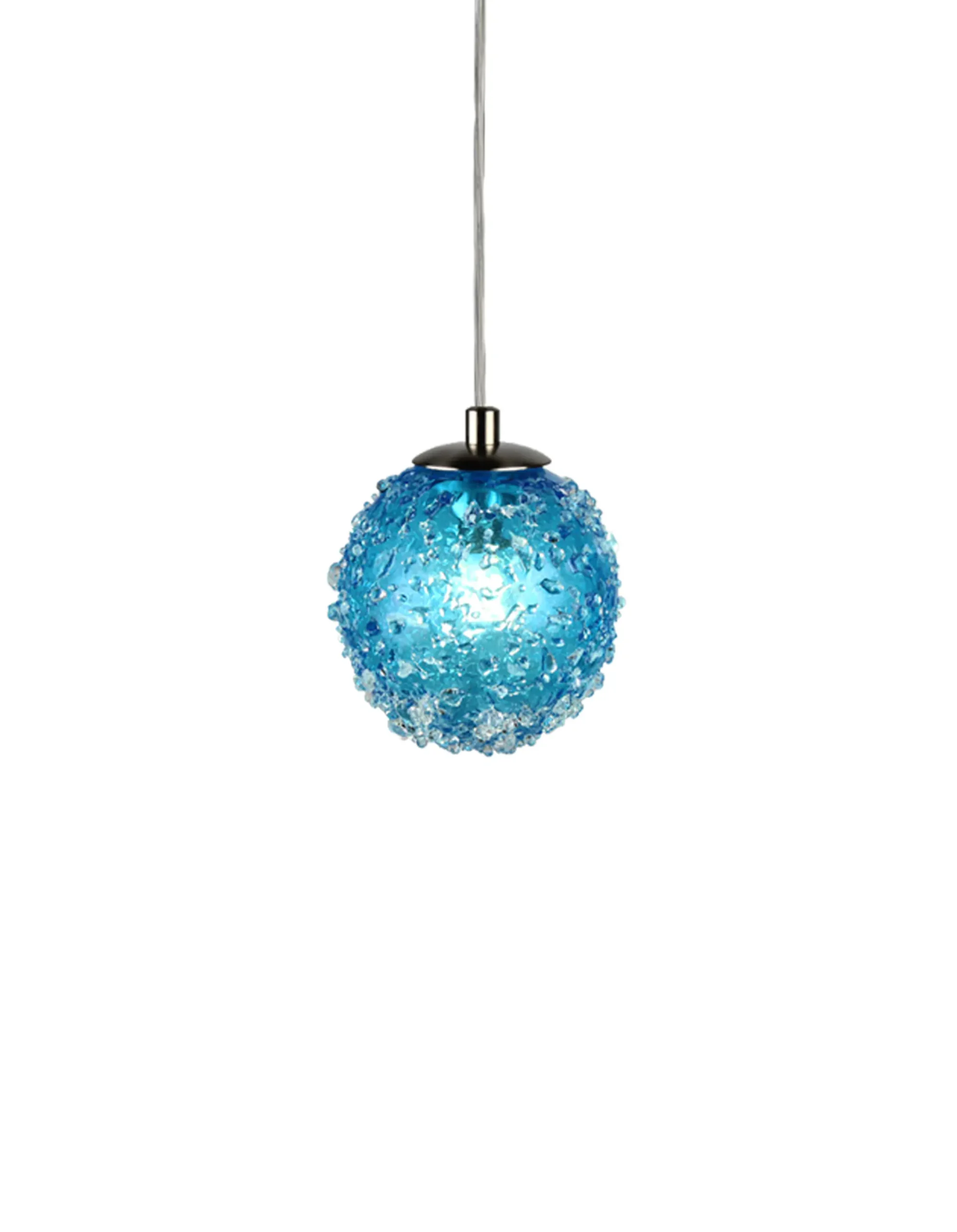 Viz Glass CH-D2SBA-1R Cosmopolitan Pendant Aqua Snowball