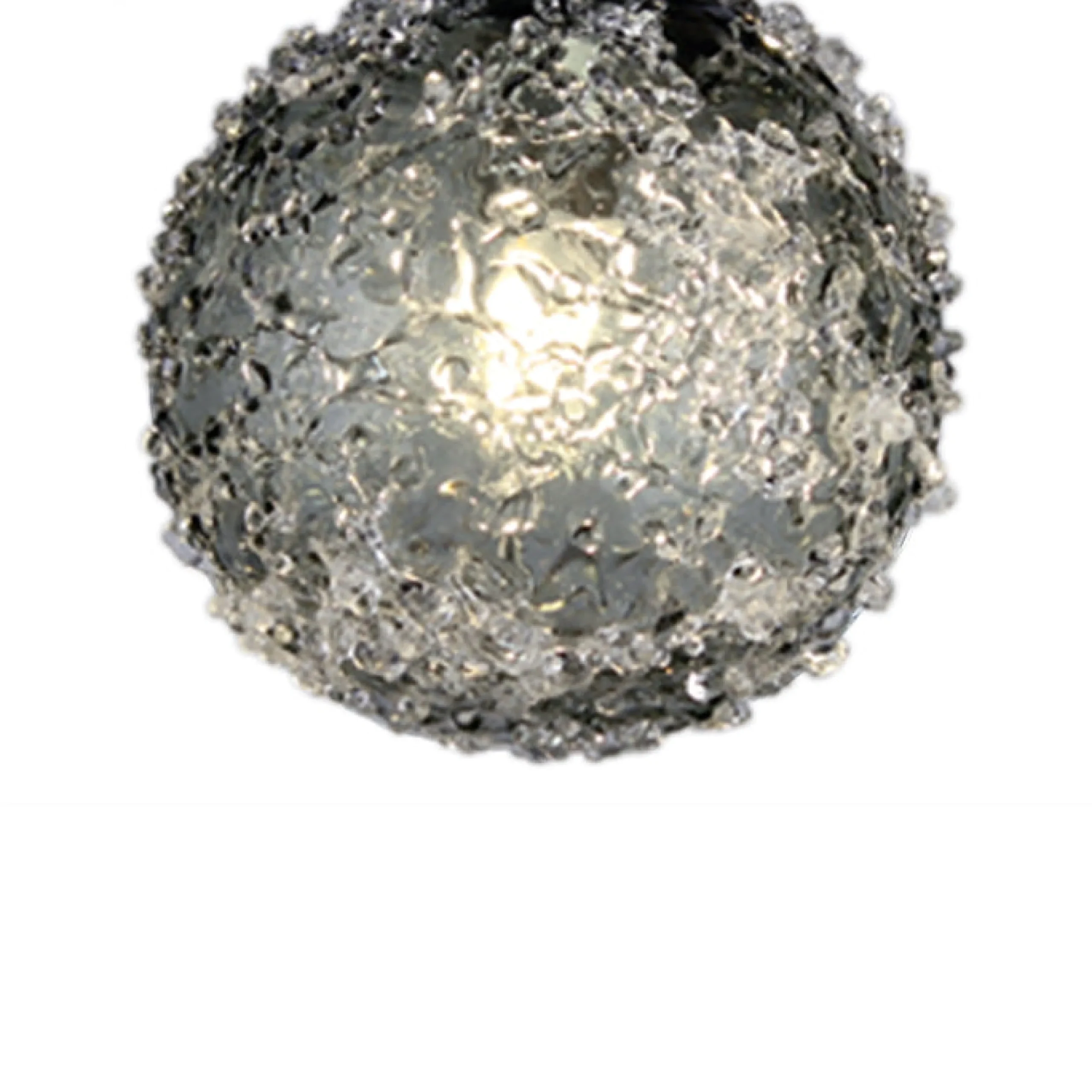 Viz Glass CH-D2SBSM-15R Cosmopolitan Chandelier Smoke Grey Snowball