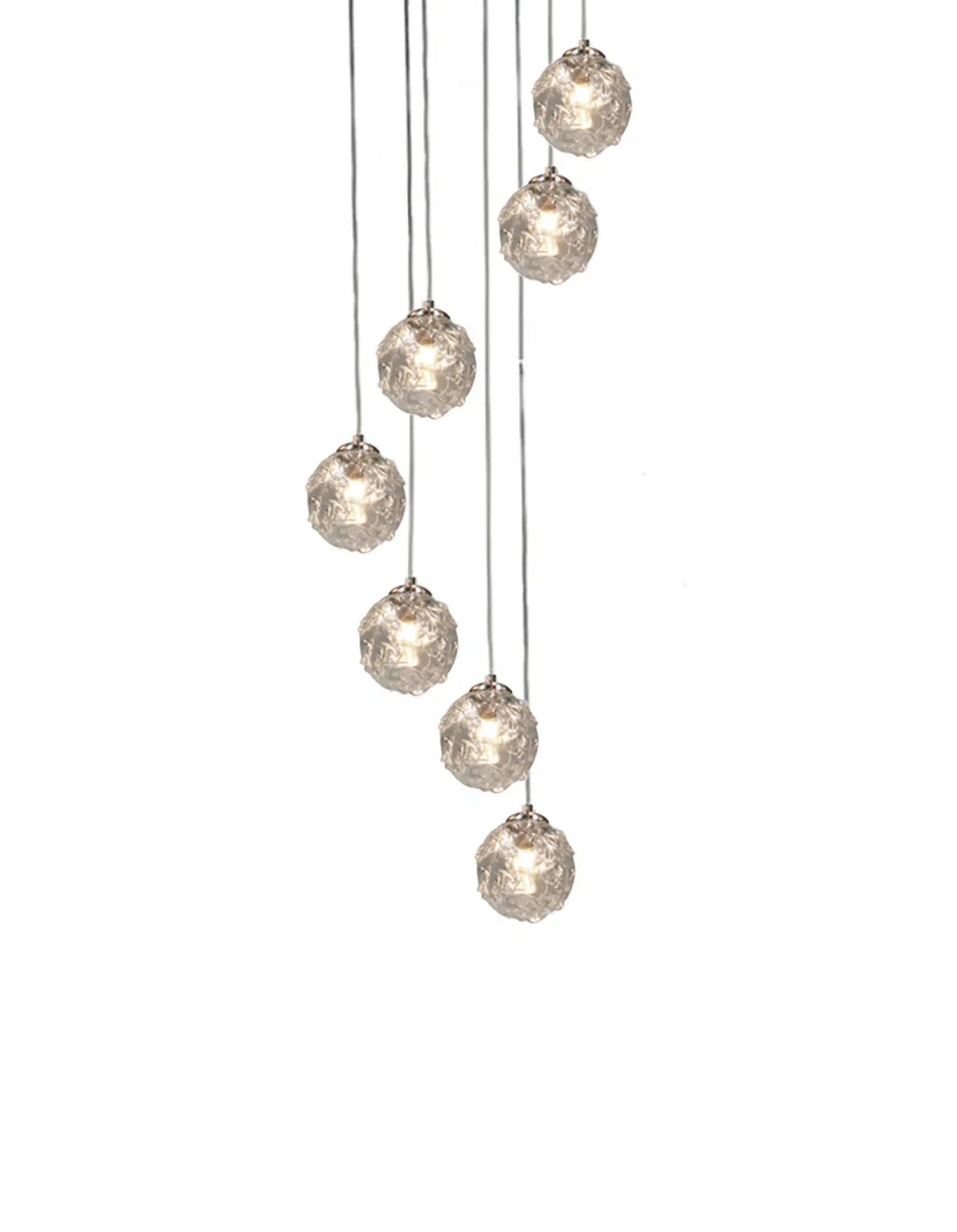 Viz Glass CH-D2STC-7R Cosmopolitan Chandelier Clear Morning Star