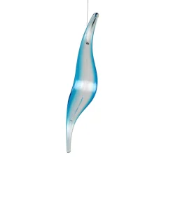 Viz Glass CH-E21A Tessera Aqua Avolare Glass Piece