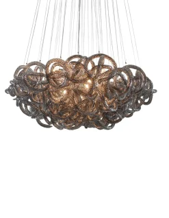 Viz Glass CH-2416-13MT Large Infinity Chandelier