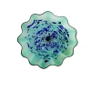 Viz Glass Cobalt Cascade, Large: Classic Murano Wall Art (Item #4576EGBIR)