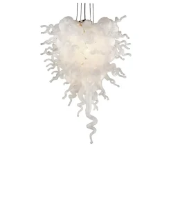 Viz Glass ColorSelect Angel Tall Blown Glass Chandelier