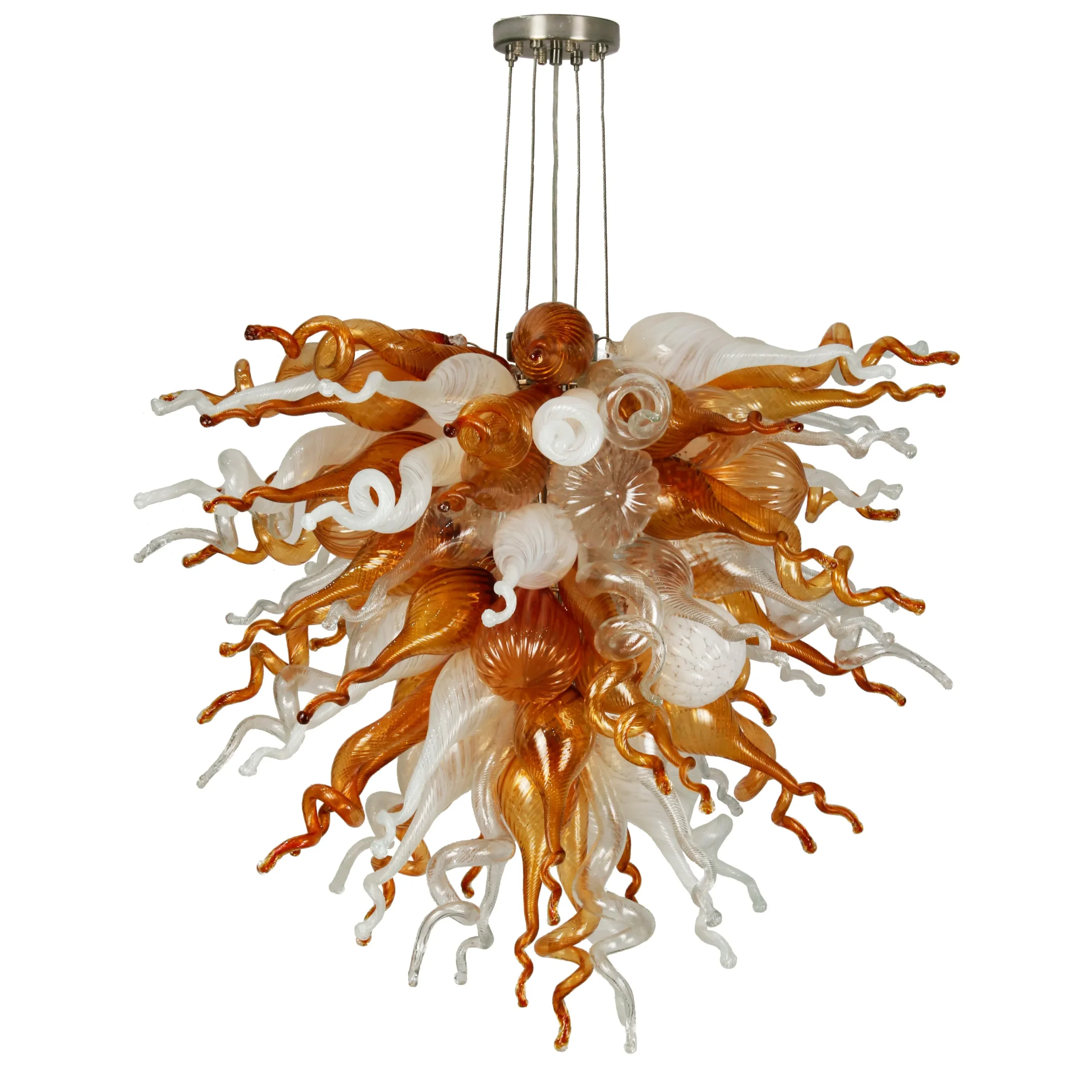 Viz Glass ColorSelect Arizona Sunset Large Chandelie