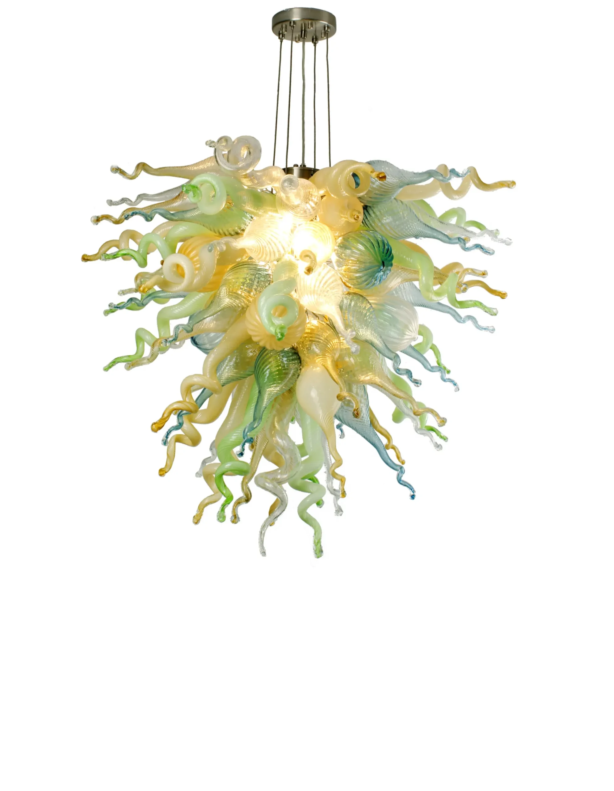 Viz Glass ColorSelect California Sunshine Large Chandelier