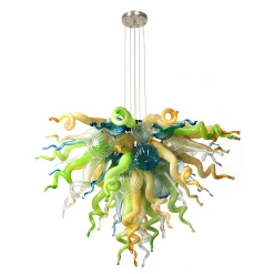 Viz Glass ColorSelect California Sunshine Small Blown Glass Chandelier