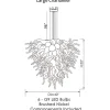 Viz Glass ColorSelect High Sierra Large Chandelier