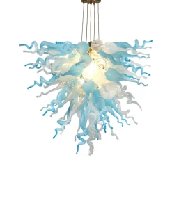 Viz Glass ColorSelect Summer Sky Large Chandelier