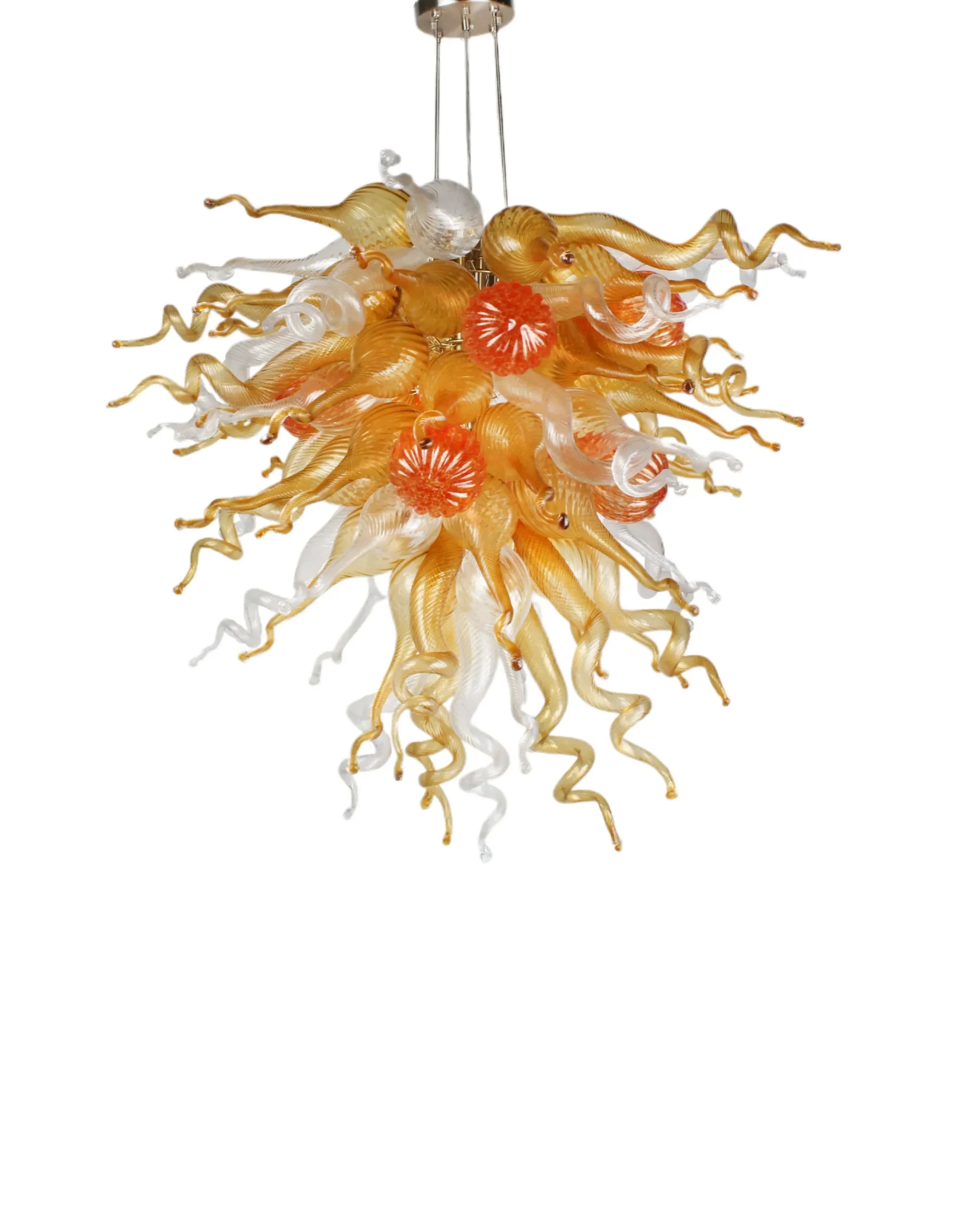 Viz Glass ColorSelect Sunshine Large Chandelier