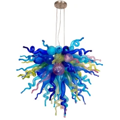 Viz Glass ColorSelect Wonder of the Sea Small Blown Glass Chandelier