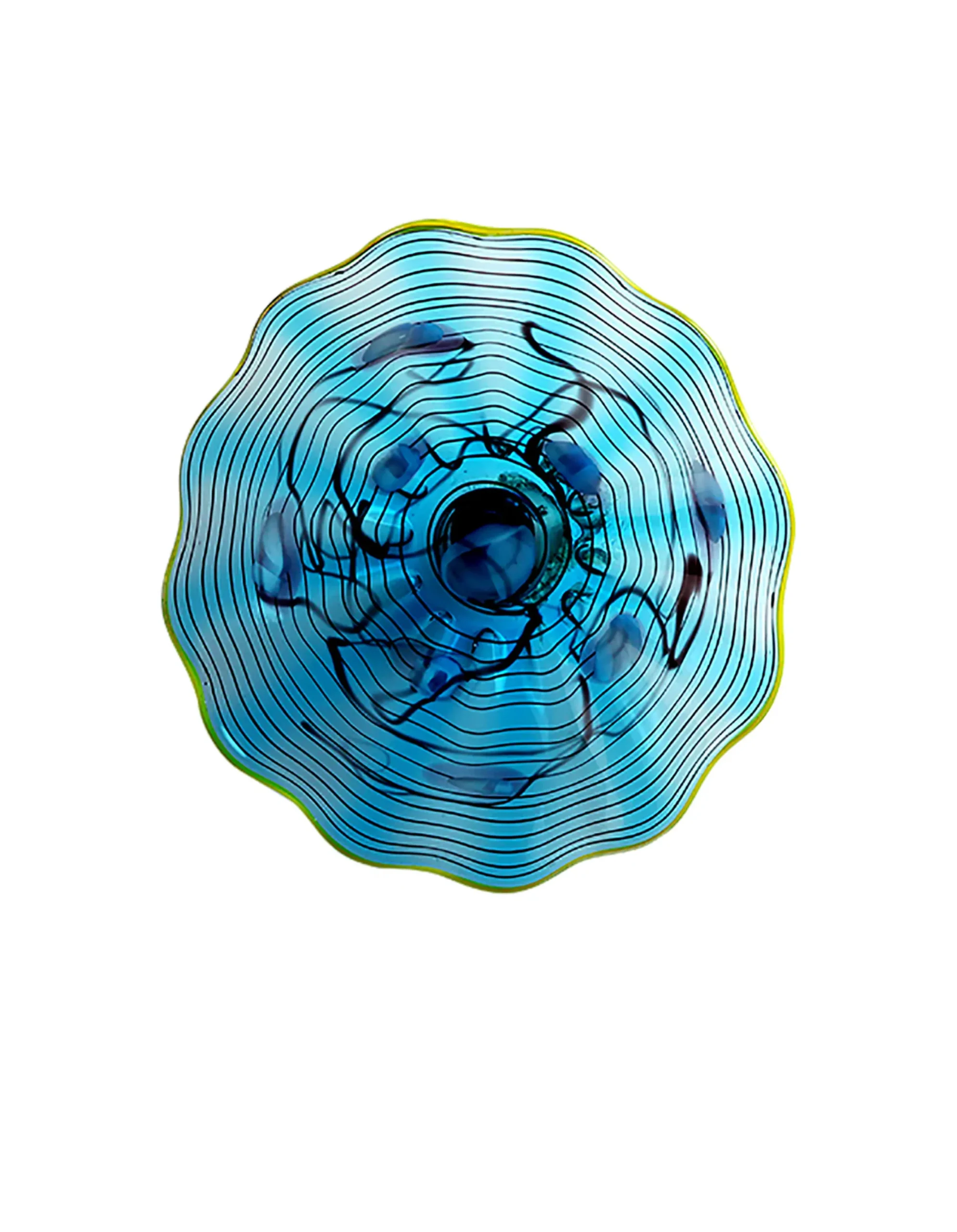 Viz Glass Ethereal Horizon: Classic Murano Style Wall Art (Item #4054SIR)