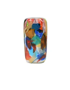 Viz Glass Kaleidoscope Symphony - Handblown Art Glass Vase (Item #8015)