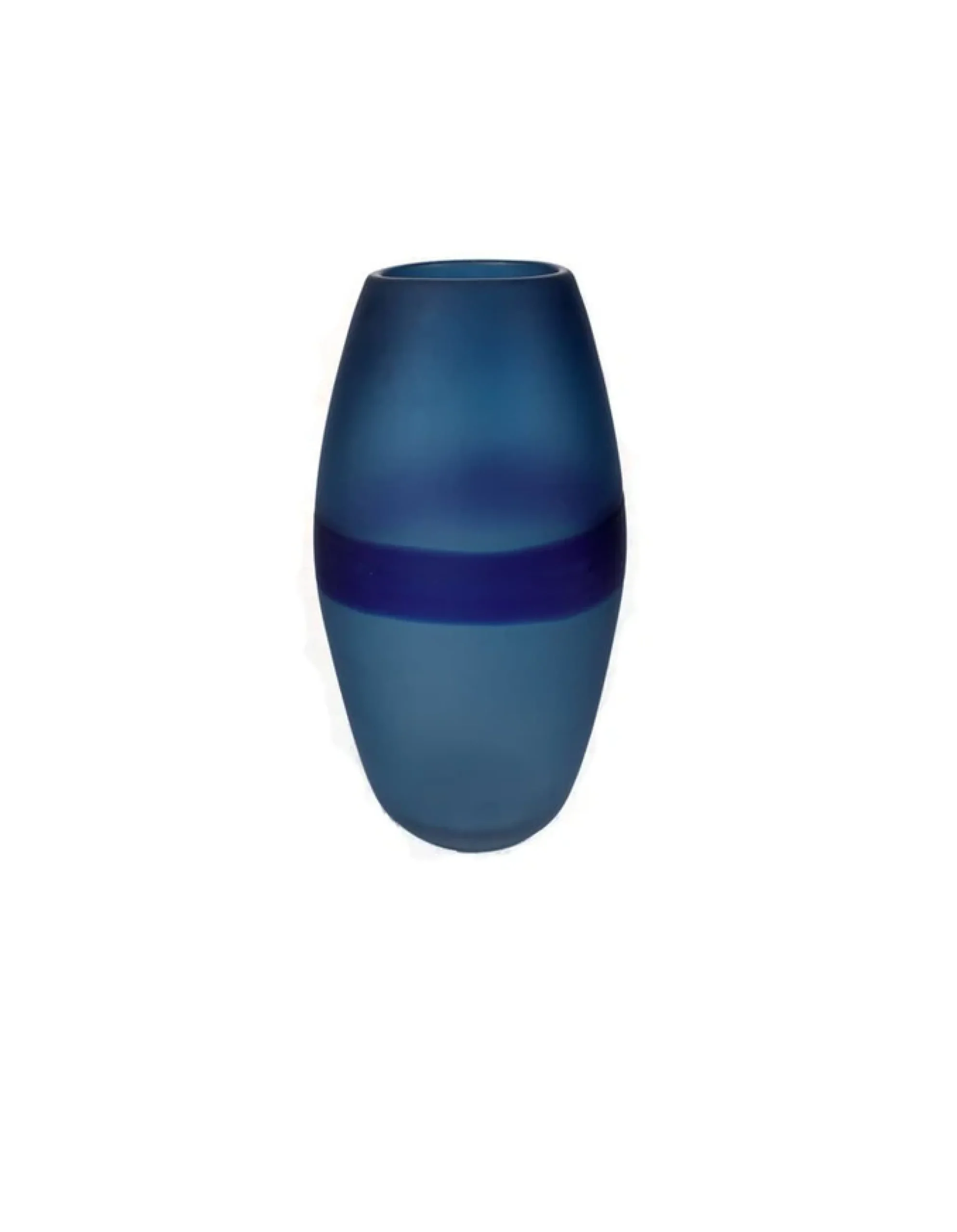 Viz Glass Midnight Serenity - Handblown Art Glass Vase (Item #8025)