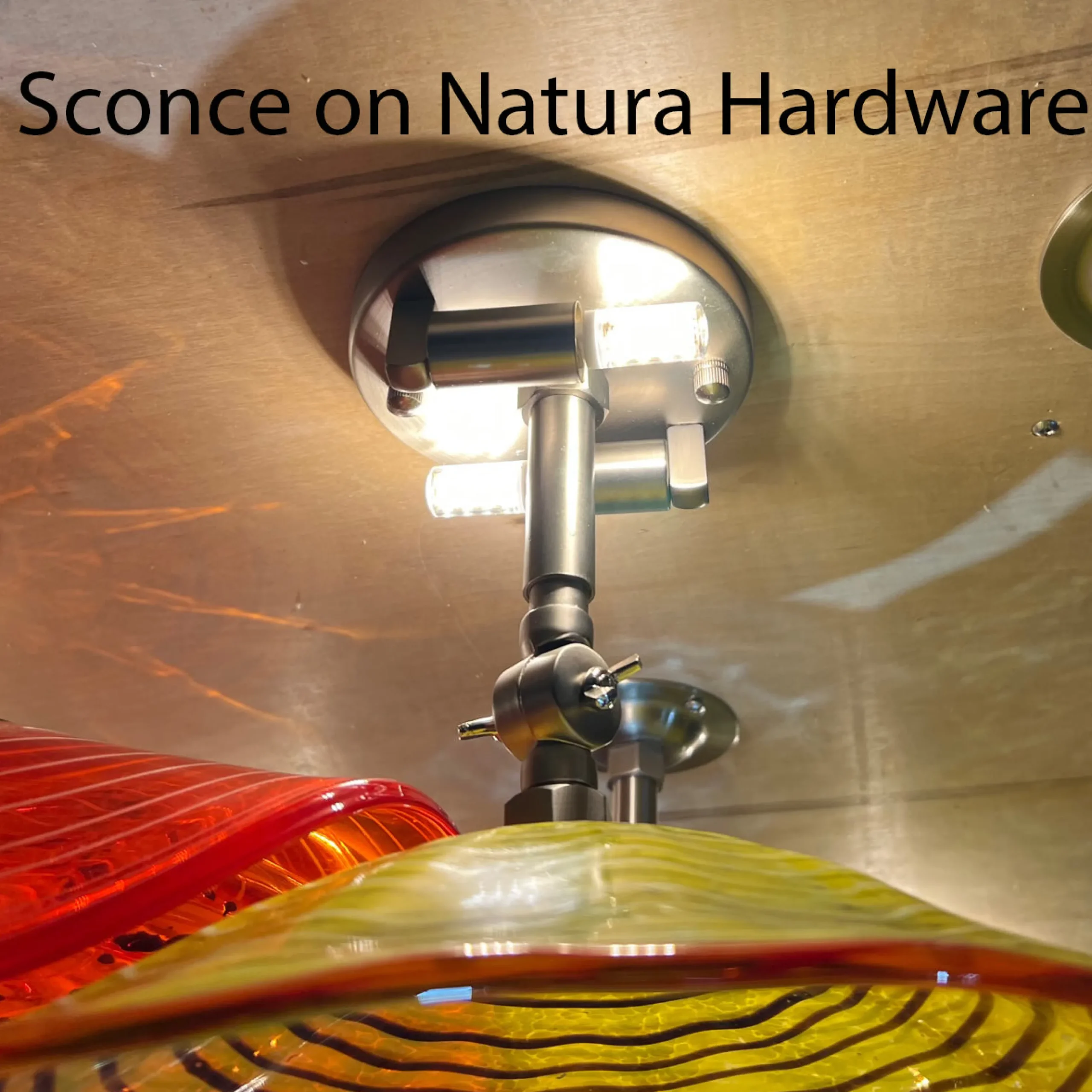 Viz Glass N4755NAB Natura Ceiling Glass