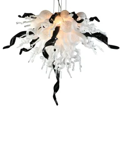 Viz Glass Obsidian Leaf Kit for ColorSelect Chandeliers (item 040BL-16)