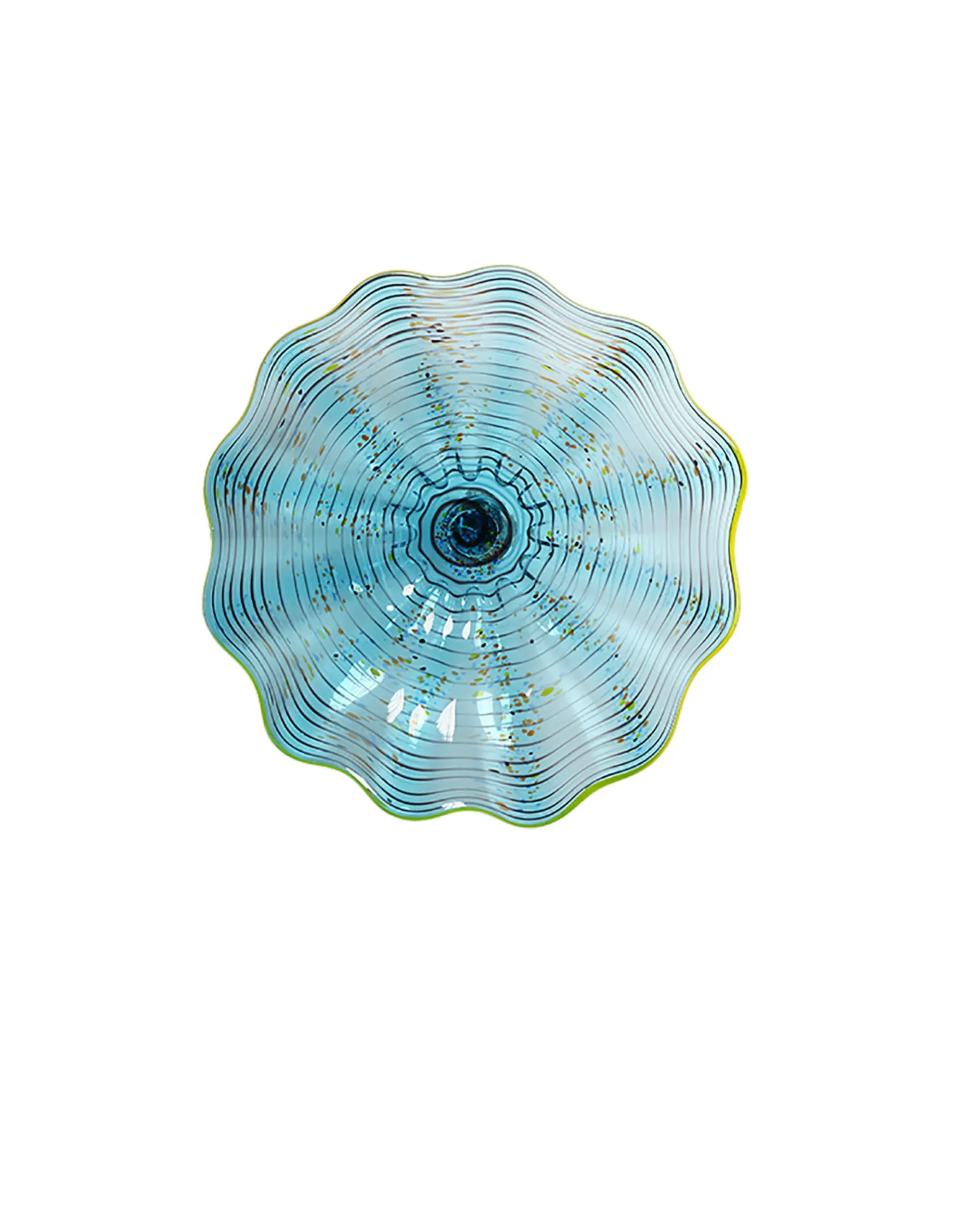 Viz Glass Ocean Breeze, Medium: Classic Murano Style Wall Art (Item #4130MIR)