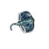 Viz Glass Ocean's Elegance, Small: Stingray Wall Art (Item# 7700SIR)