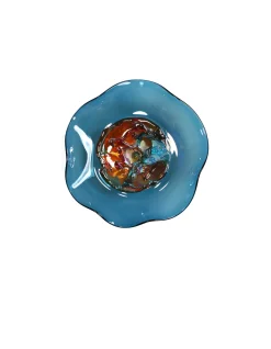 Viz Glass Ocean's Heart, Small: Jewel Wall Art (Item SIR)