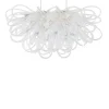 Viz Glass Orion Angel Linear Blown Glass Chandelier