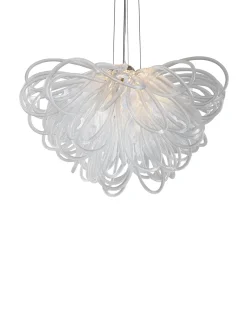 Viz Glass Orion Angel Small Blown Glass Chandelier