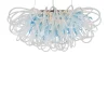 Viz Glass Orion Aqua Linear Blown Glass Chandelier