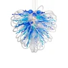 Viz Glass Orion Blue Love Large Blown Glass Chandelier
