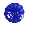 Viz Glass Sapphire Whirl, Large: Pinwheel Wall Art (Item 7586BIR)