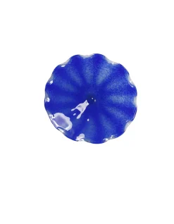 Viz Glass Sapphire Whirl, Small: Pinwheel Wall Art (Item 7586SIR)