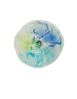 Viz Glass Seaside Splash, Medium: Watercolor Wall Art (Item 7534MIR)