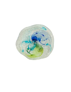 Viz Glass Seaside Splash, Small: Watercolor Wall Art (Item 7534SIR)